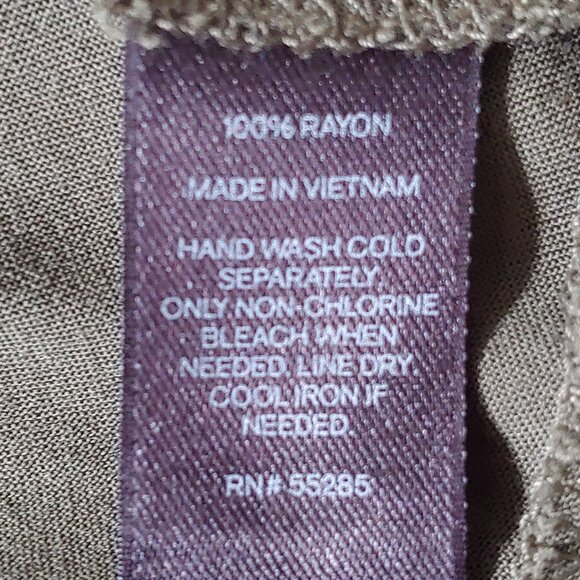 EXPRESS Ruffle Dress Olive Green Size M - Picture 8 of 8